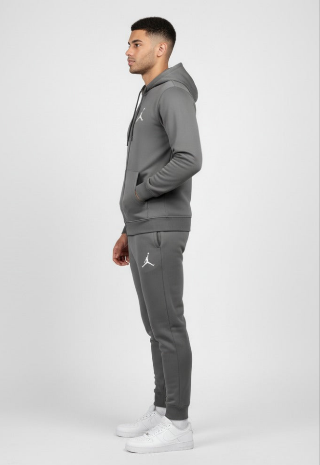 Gray Color Premium Hoody & Trouser