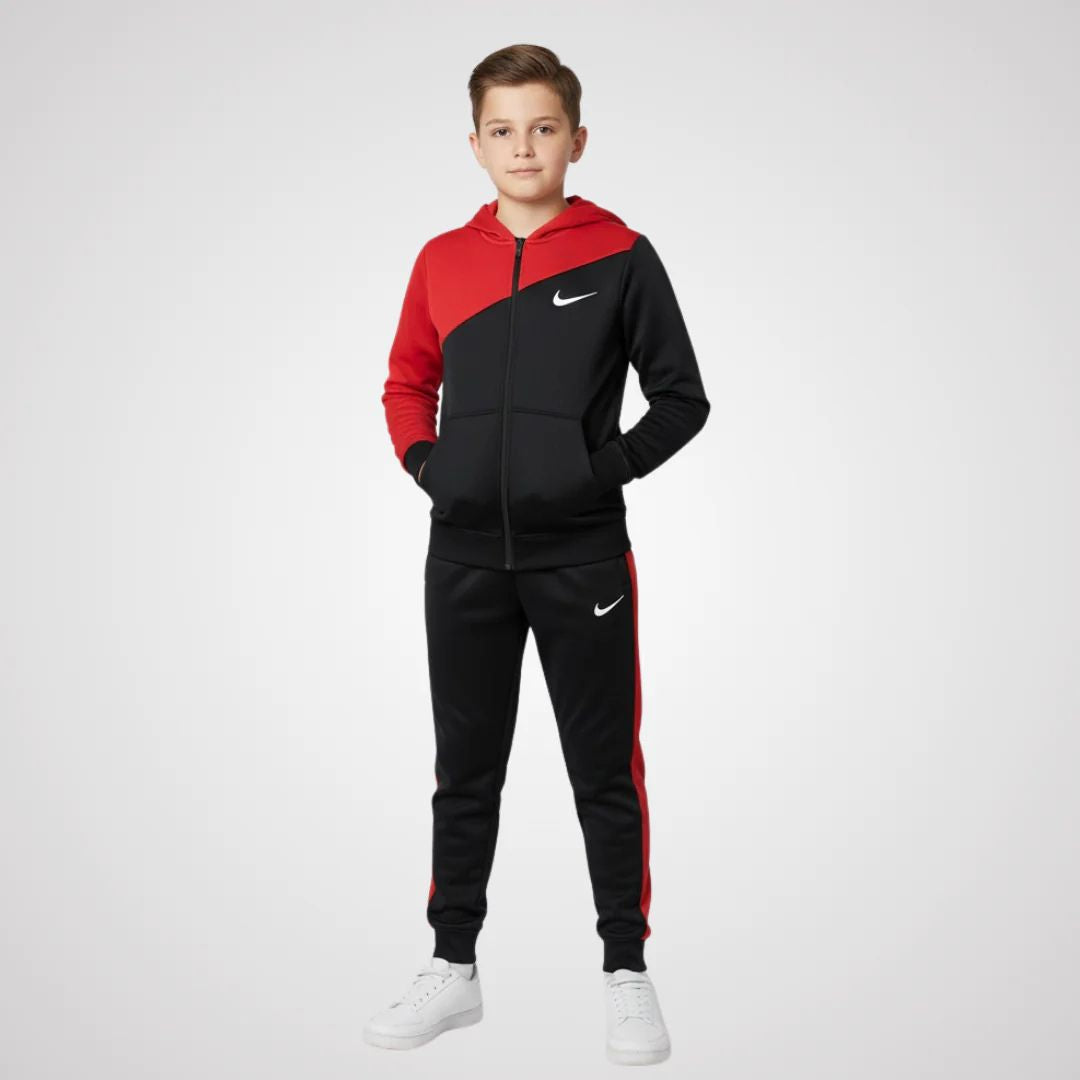 Red & Black Combo design kids Winter Collection premium Tracksuit