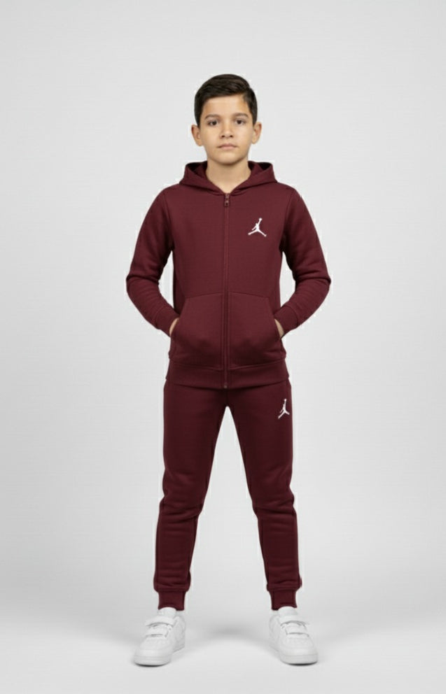 Maroon Color Kids Winter Collection premium Tracksuit