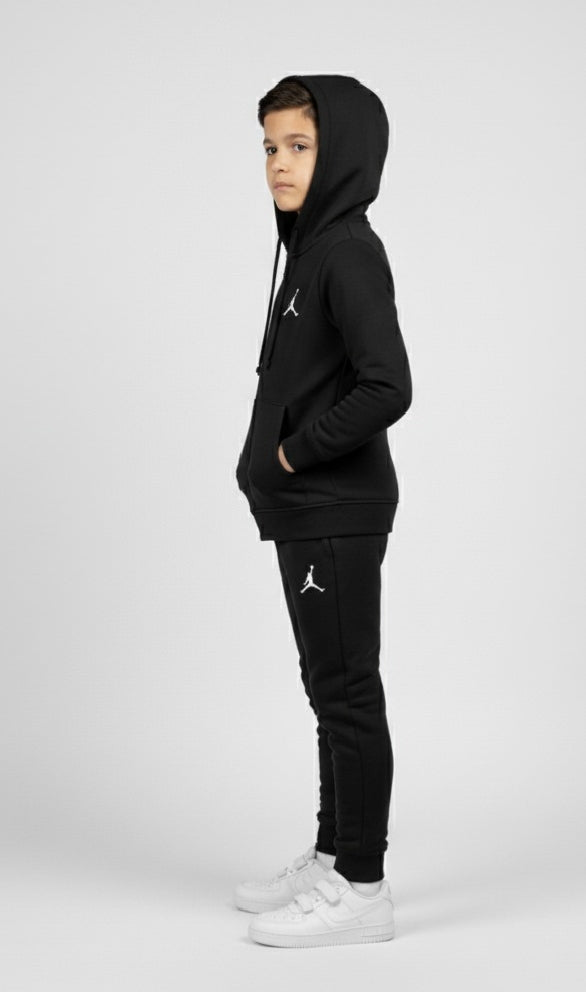 Black Color Kids Winter Collection premium Tracksuit