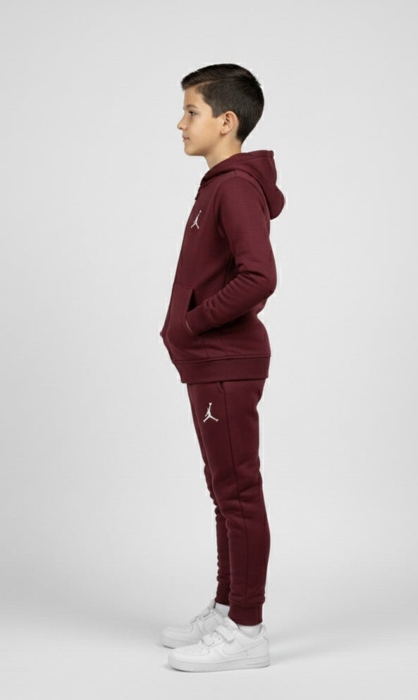 Maroon Color Kids Winter Collection premium Tracksuit